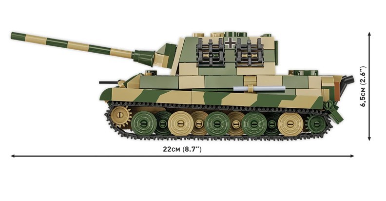 Cobi Klocki Panzerjager Tiger Ausf.B Jagdtiger (27339) 4