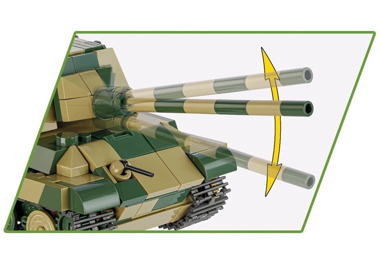 Cobi Klocki Panzerjager Tiger Ausf.B Jagdtiger (27339) 7
