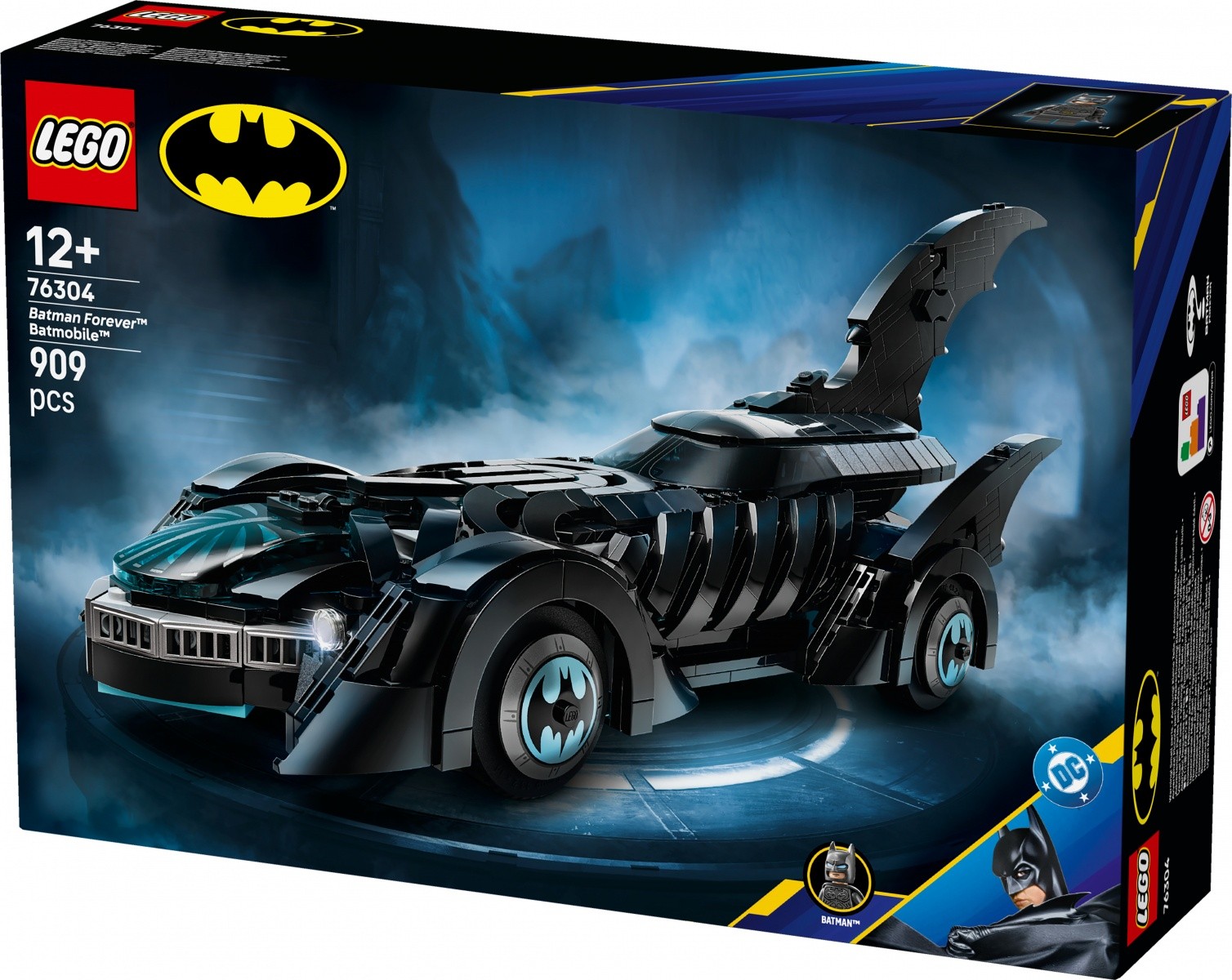 Gradbeni bloki Super Heroes 76304 Batman Forever Batmobile 2