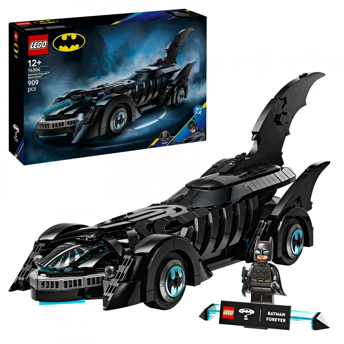 Gradbeni bloki Super Heroes 76304 Batman Forever Batmobile 8