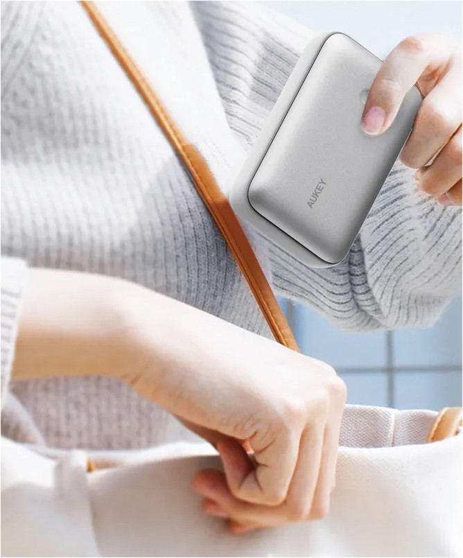 Mini Powerbank Y57, 20000mAh, Bela, 22.5W PD 3.0 QC 3.0 2