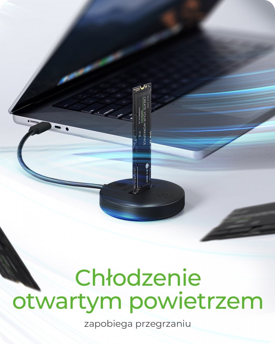 Postaja za NVMe+SATA SSD IB-1610MCD-C31 7
