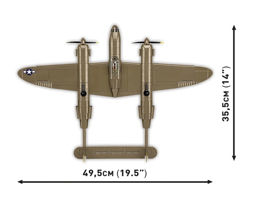 Gradbeni Kocki Lockheed P-38H Lightning 4