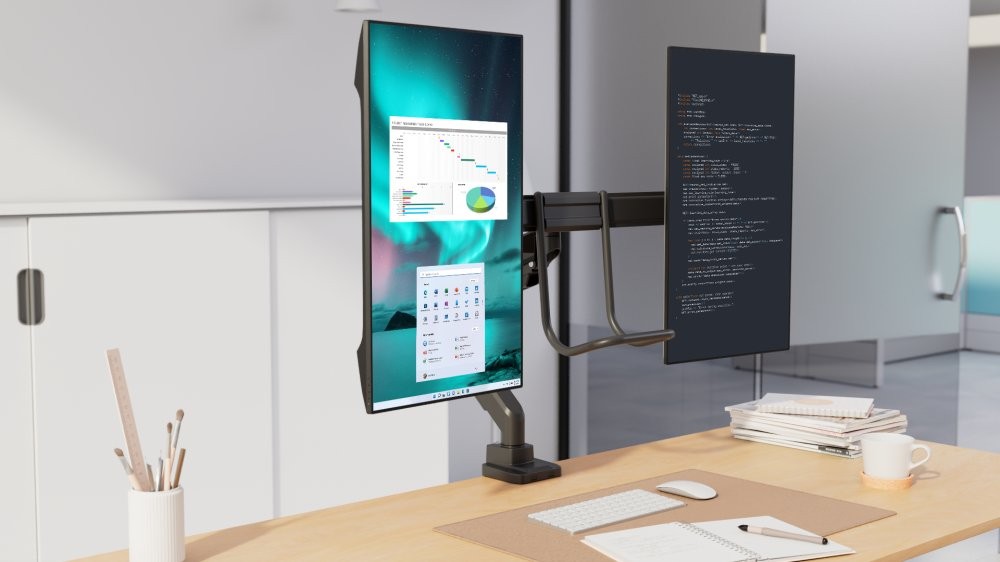 SmartFit Dvojno Ramo za Monitor 2