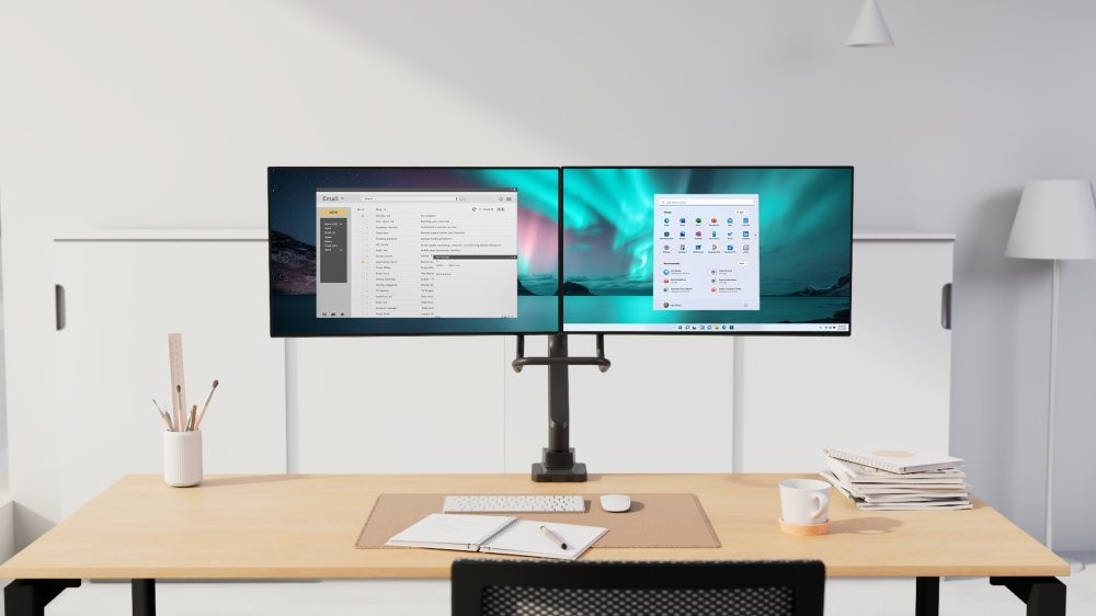 SmartFit Dvojno Ramo za Monitor 4