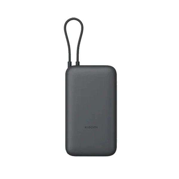 Xiaomi Power Bank 20000mAh z integriranim kablom (temno siva)