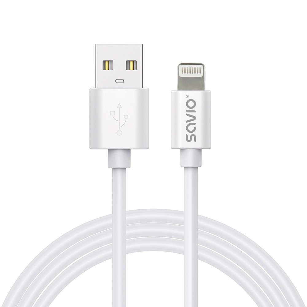 Kabel USB-A na Lightning CL-192, 1m, bela