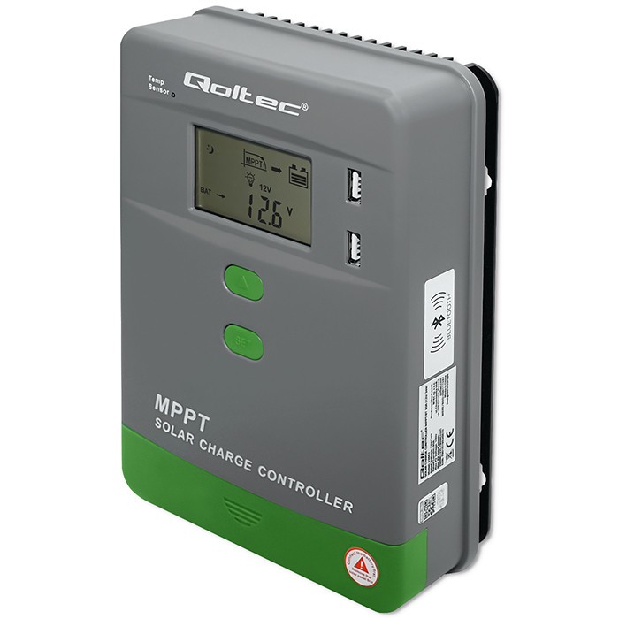 Solarni regulator polnjenja MPPT 30A z LED zaslonom in Bluetooth 2