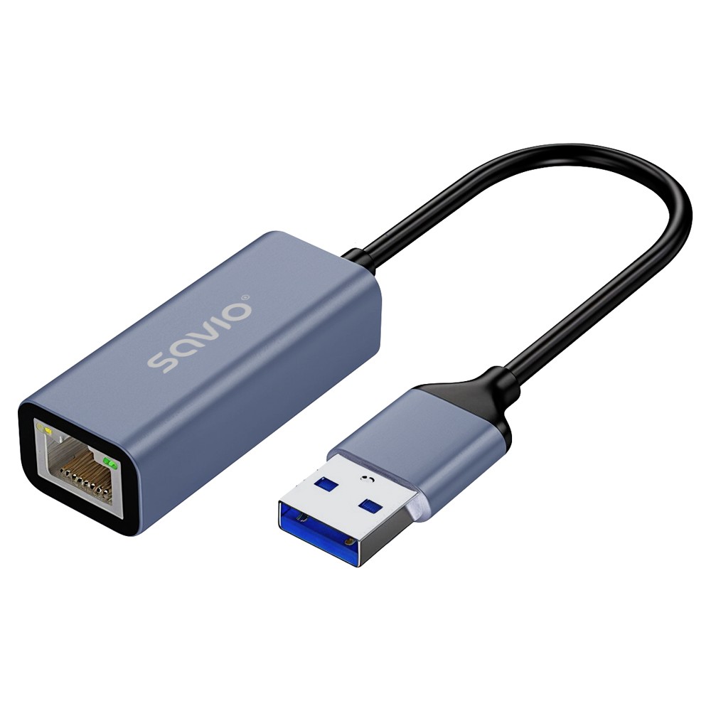 Pretvornik USB-A v RJ-45 Gigabit Ethernet AK-83 2