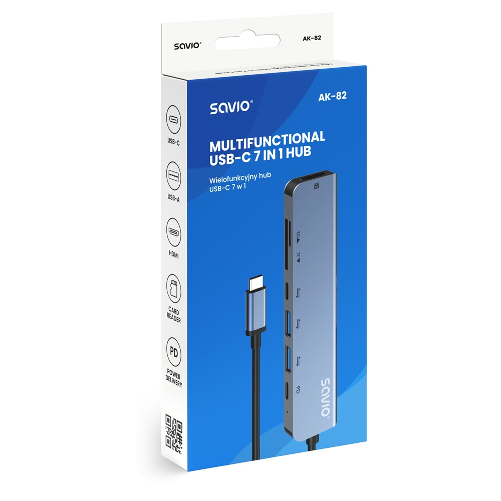 USB-C HUB 7v1, AK-82 3