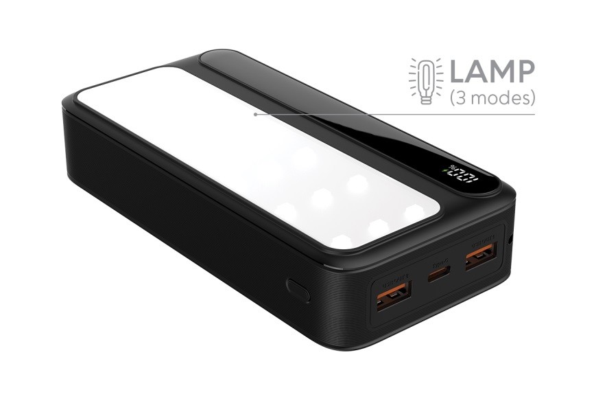Powerbank P20 LCDPD 20.000mAh z lučko