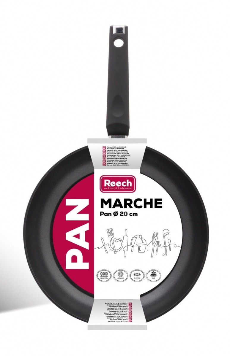 Aluminijasta ponev MARCHE 20cm, črna, s premazom proti sprijemanju 3