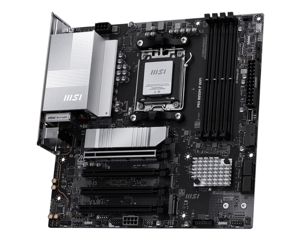 MSI PRO B850M-P WIFI AM5 mATX matična plošča 3