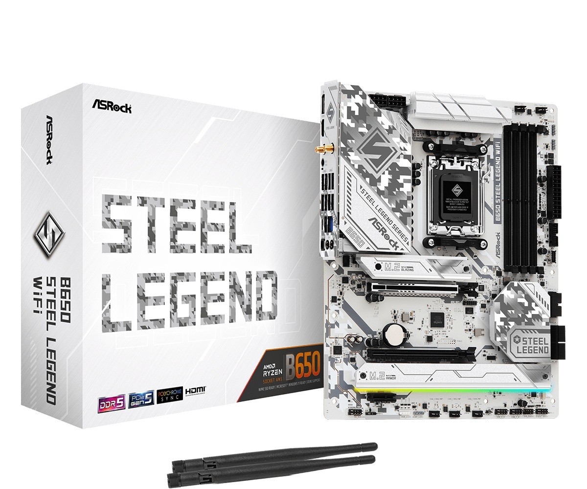 Matična plošča B650 STEEL LEGEND WIFI AM5 ATX
