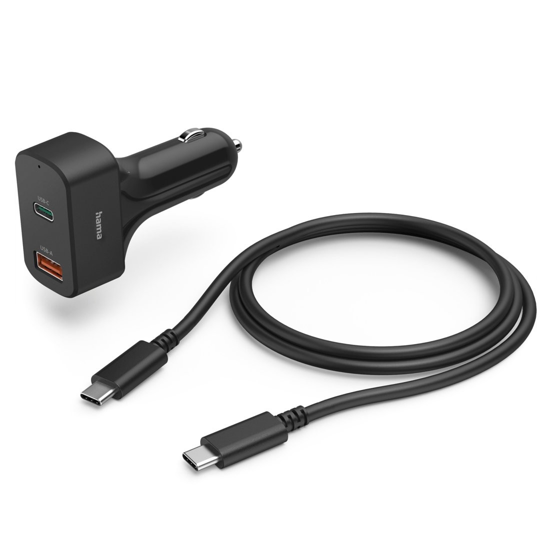 Hama USB-C avtomobilski polnilnik za prenosnik 65W