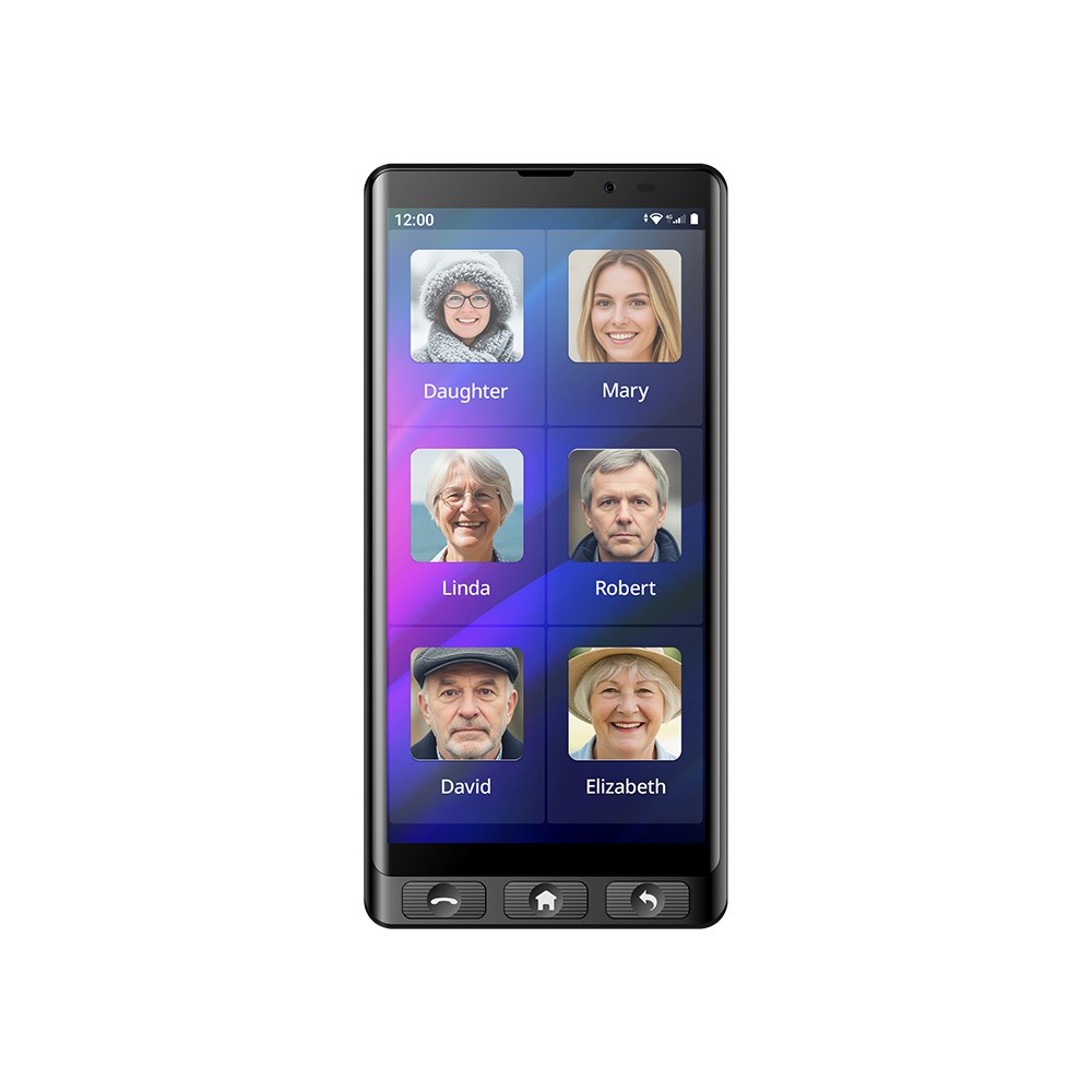 Pametni telefon za starejše MS601 4G 8