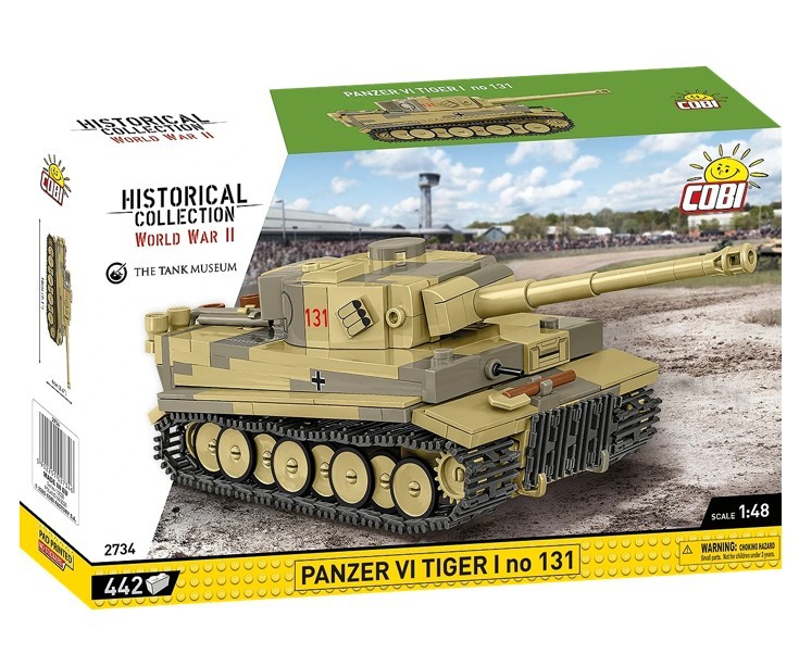 Cobi Klocki 27346 "Tiger I" #131 bojni komplet, 442 kosi