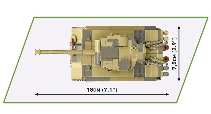 Cobi Klocki 27346 "Tiger I" #131 bojni komplet, 442 kosi 3