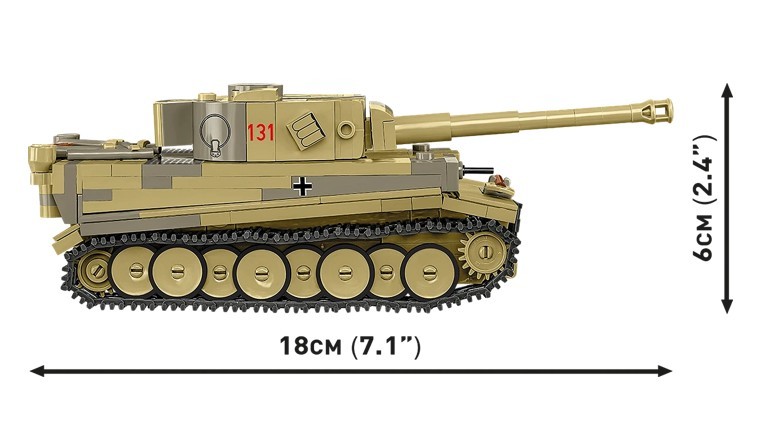 Cobi Klocki 27346 "Tiger I" #131 bojni komplet, 442 kosi 4