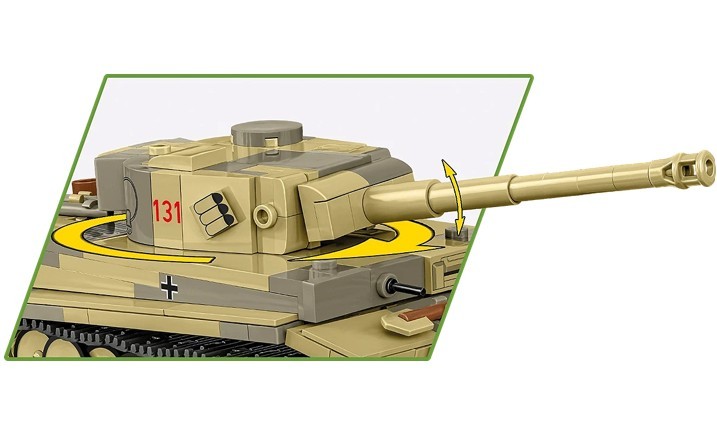 Cobi Klocki 27346 "Tiger I" #131 bojni komplet, 442 kosi 5