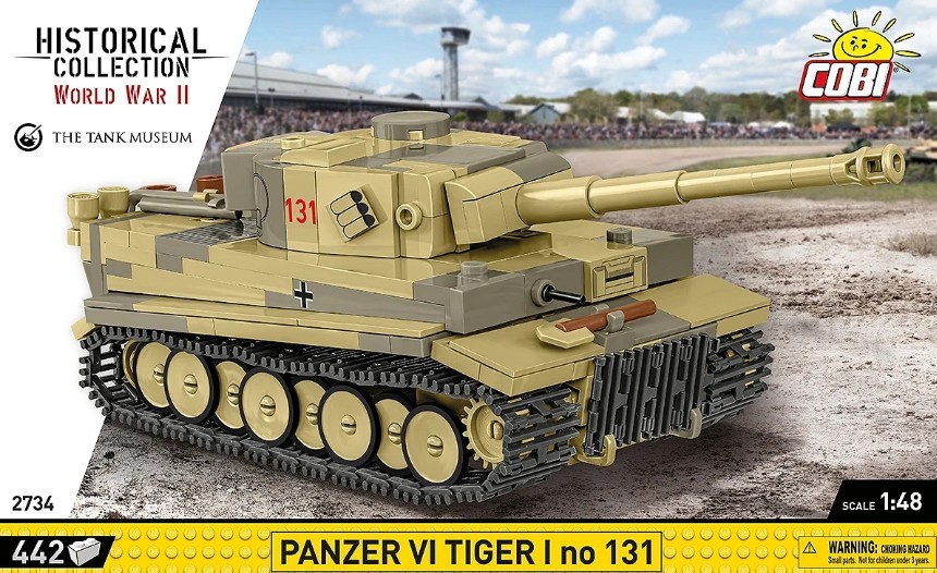 Cobi Klocki 27346 "Tiger I" #131 bojni komplet, 442 kosi 8