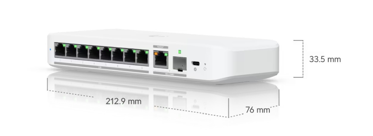 Upravljalno stikalo UBIQUITI UniFi Switch Flex USW-Flex-2.5G-8 4