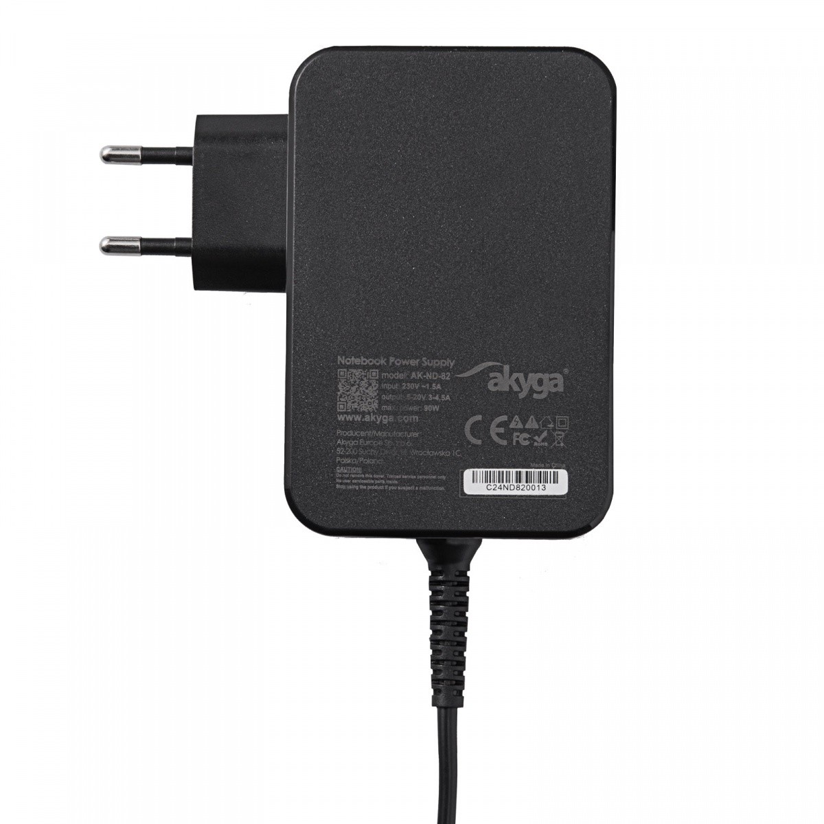 USB-C napajalnik 90W PD 3.0 (20V/4.5A) 2