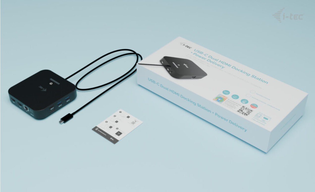 USB-C Docking Station Dual HDMI, Power Delivery 100W 2