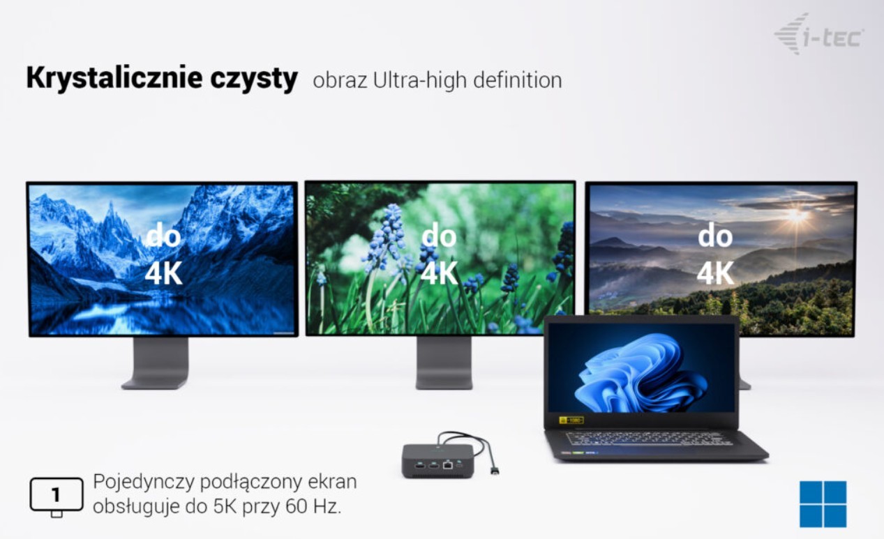 USB-C Docking Station DP Dual HDMI, 100W Power Delivery 8