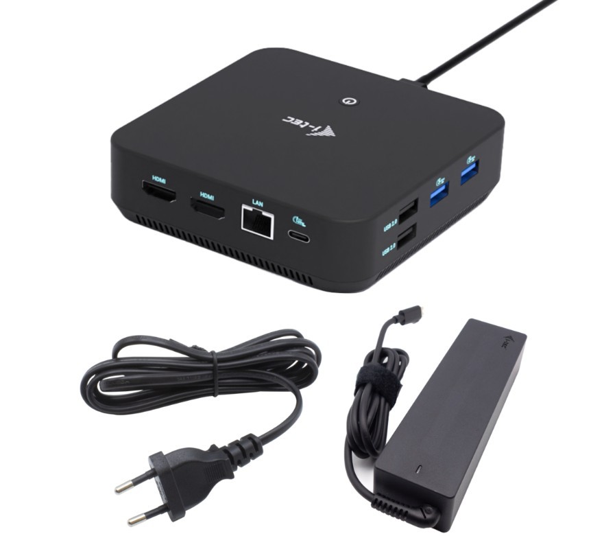 USB-C Docking Station DP Dual HDMI 100W + Univerzalni polnilnik 100W
