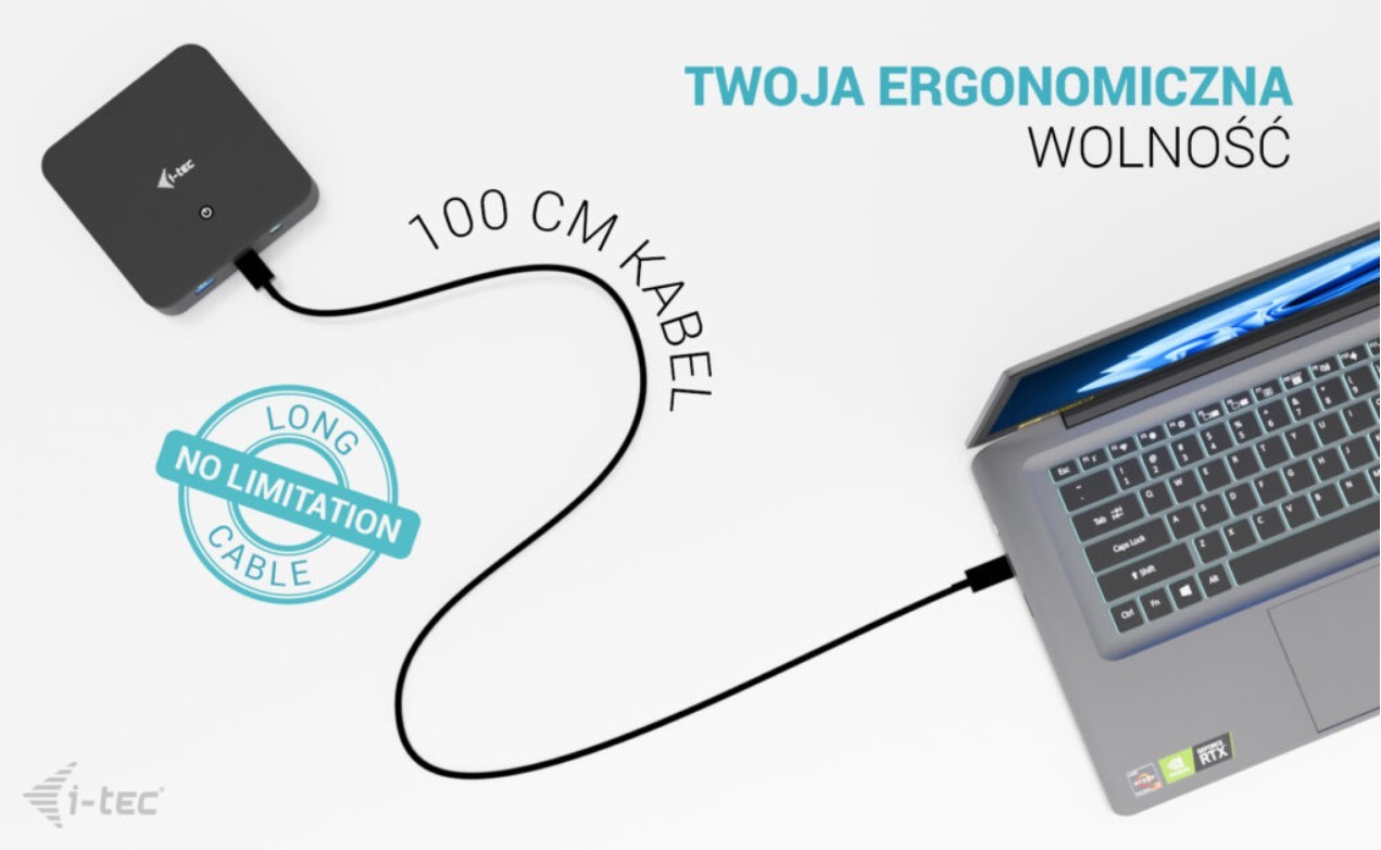 USB-C Docking Station DP Dual HDMI 100W + Univerzalni polnilnik 100W 6