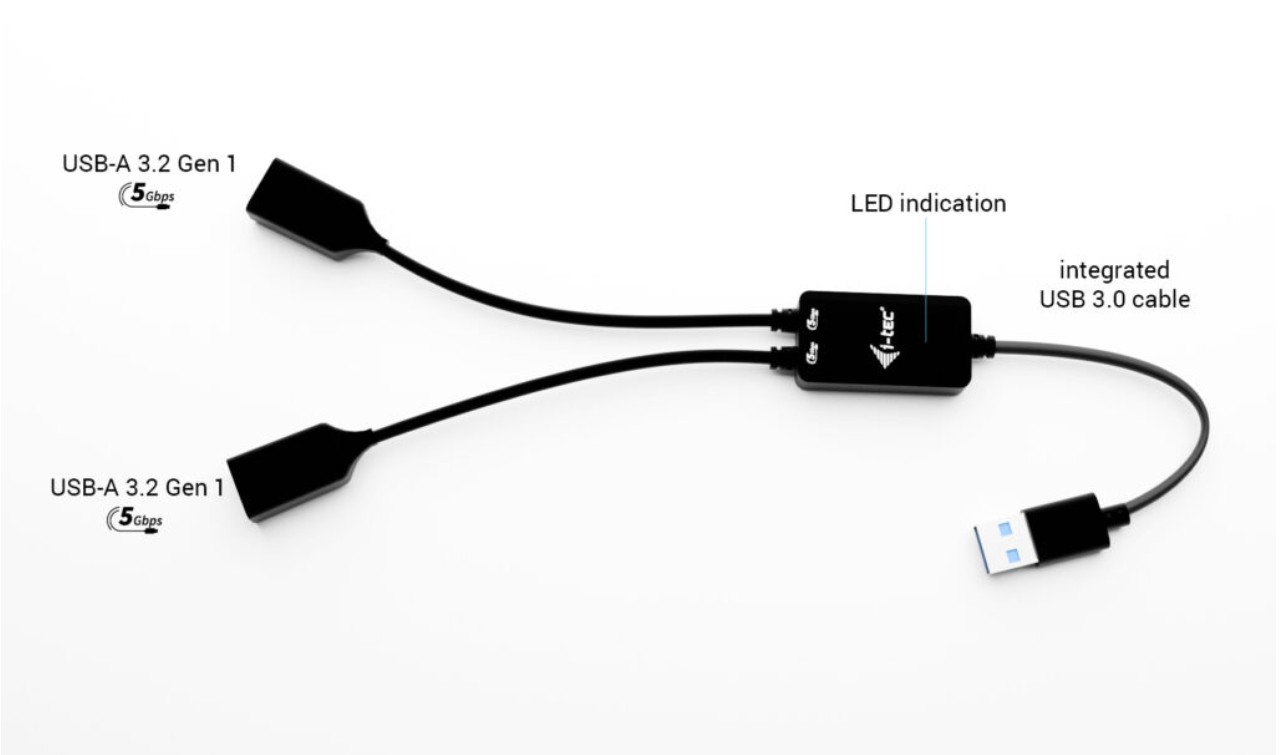 2-portni USB-A HUB 6