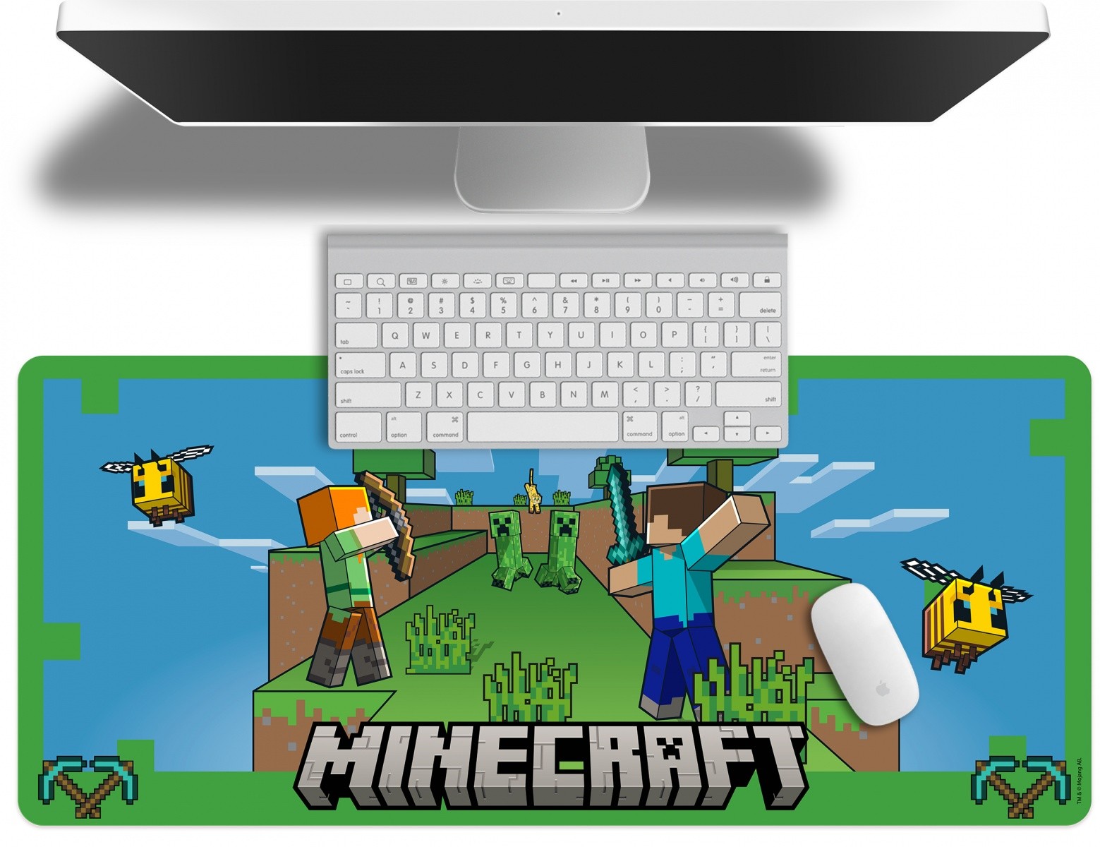 Kids Euroswan podloga za miško 80x35cm Minecraft 3
