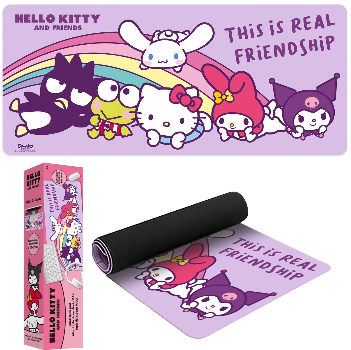 Podloga za miško 80x35cm Hello Kitty