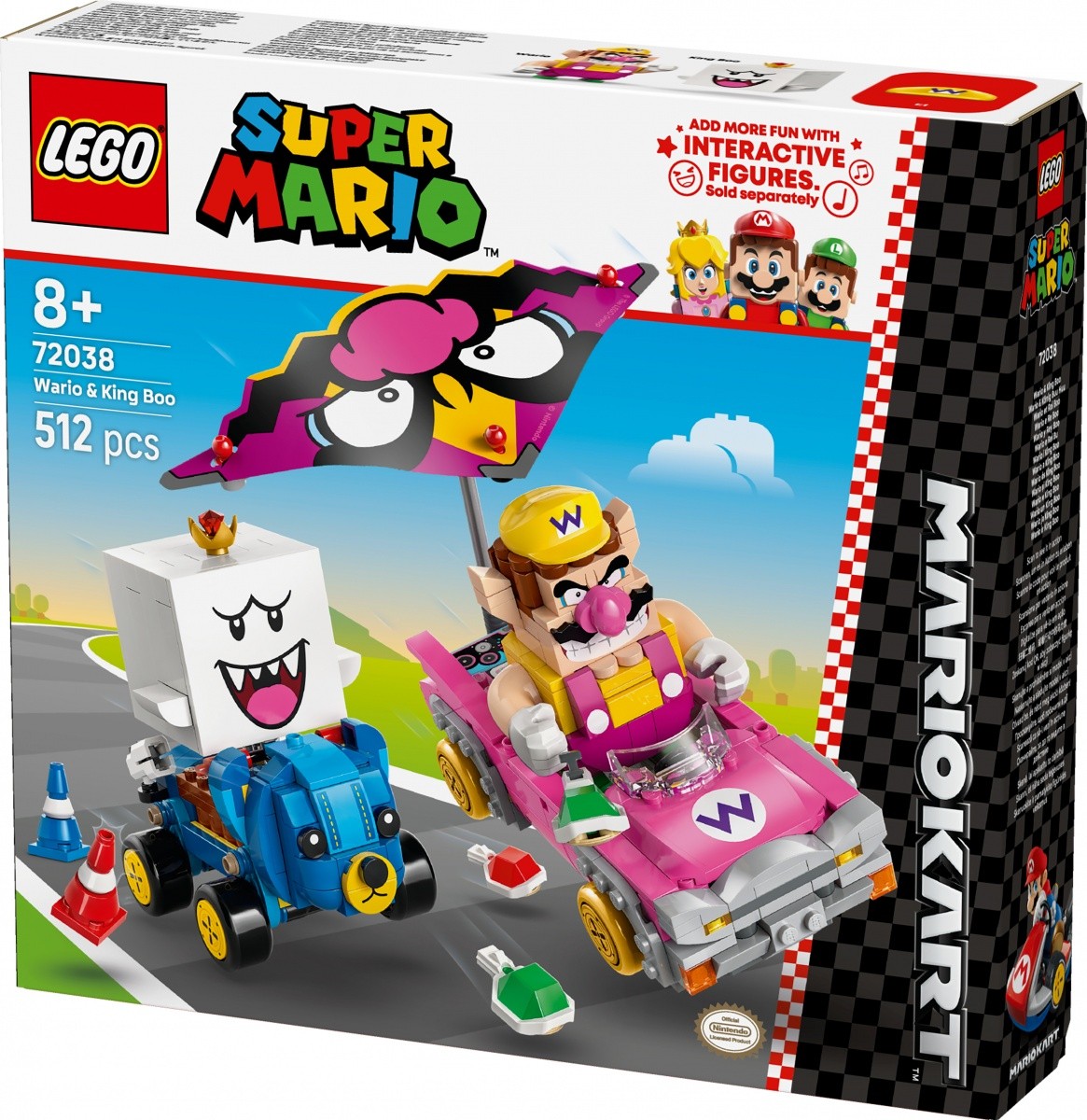 LEGO Super Mario 'Mario Kart - Wario in King Boo' komplet 2