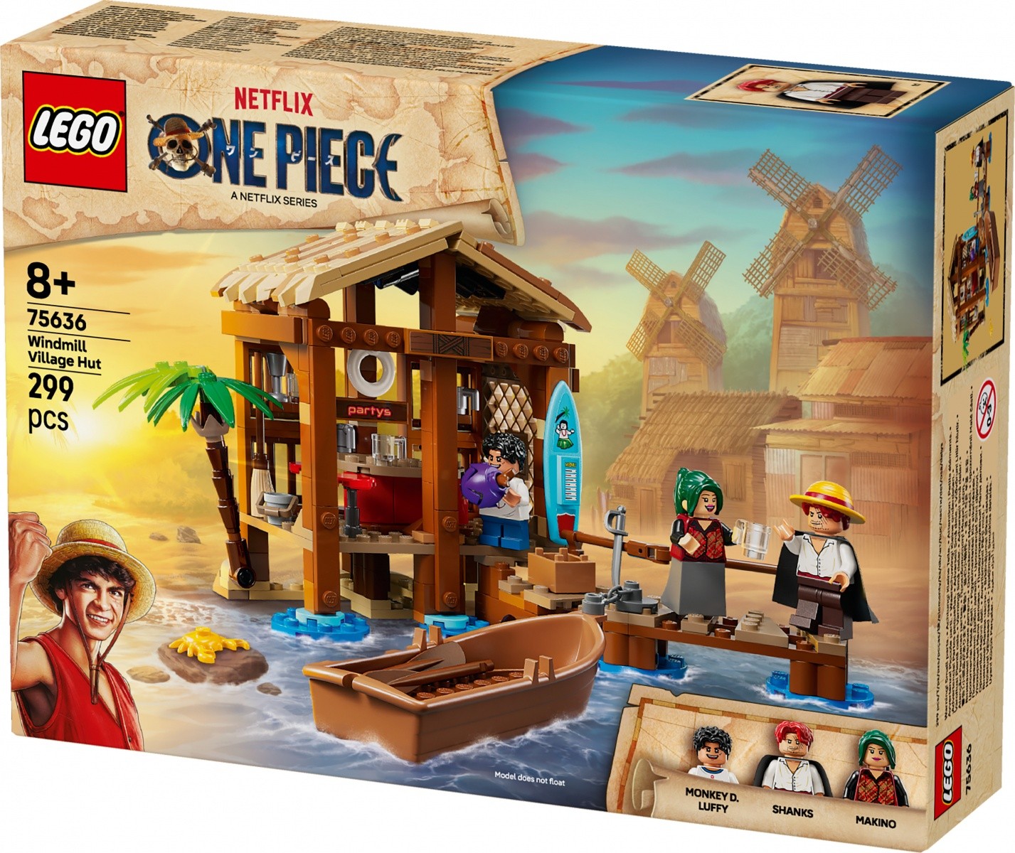 LEGO One Piece 'Koča v vasi Fuusha' komplet 2