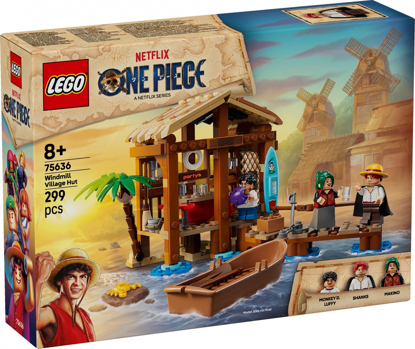 LEGO One Piece 'Koča v vasi Fuusha' komplet