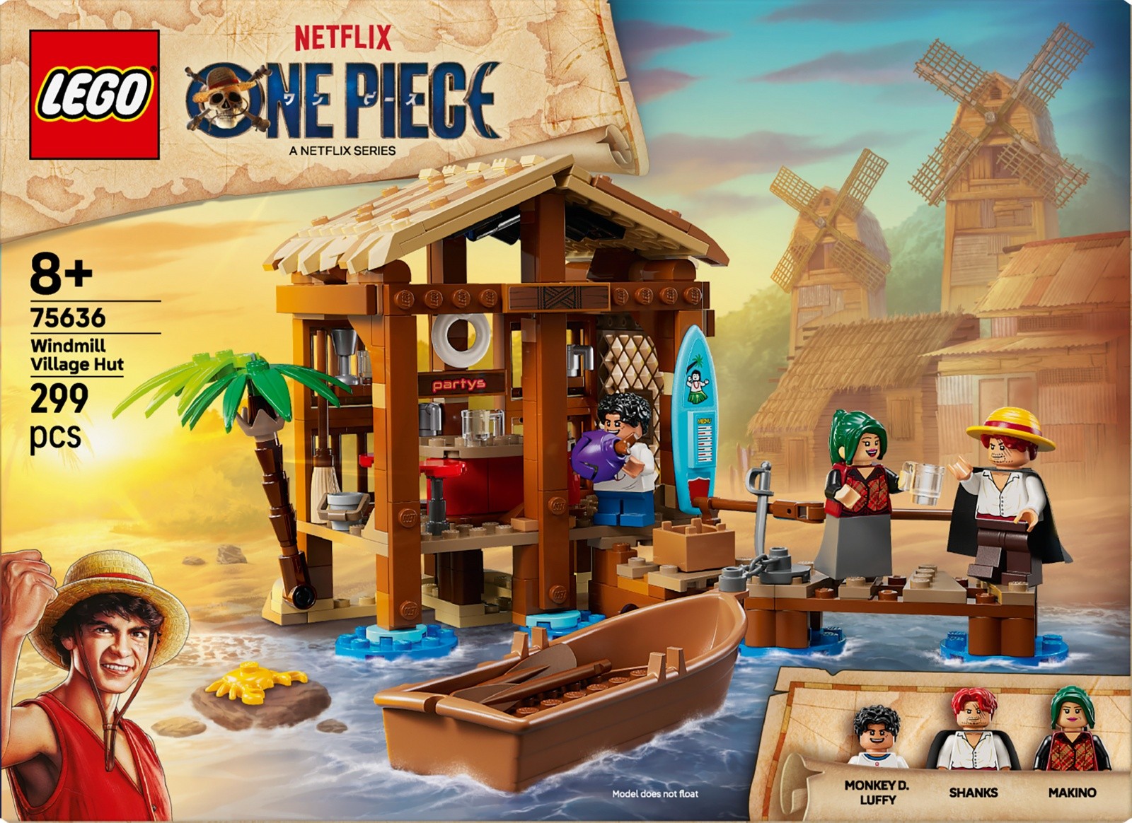 LEGO One Piece 'Koča v vasi Fuusha' komplet 4