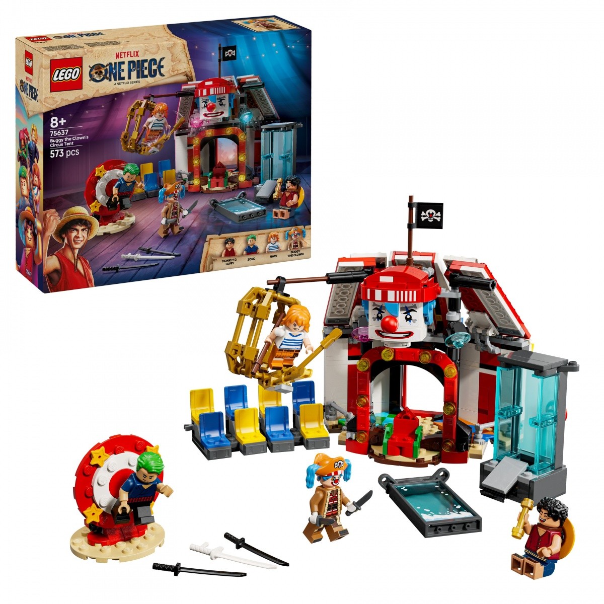 LEGO One Piece 'Cirkusni šotor klovna Buggyja' komplet 8