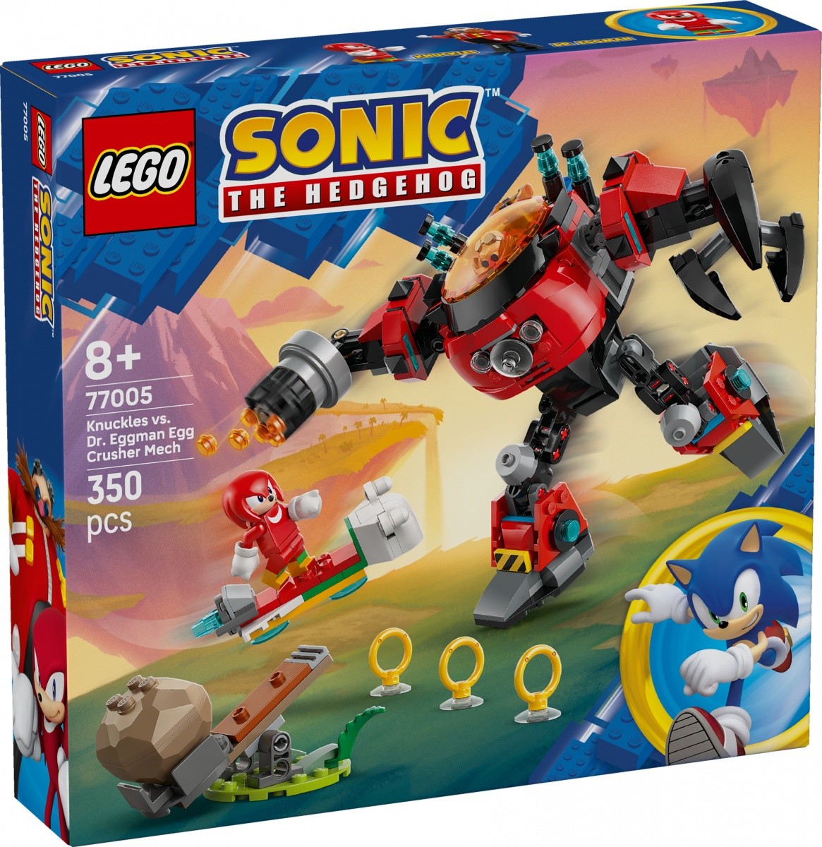 LEGO Sonic 'Knuckles proti Dr. Eggmanu v mechu' komplet