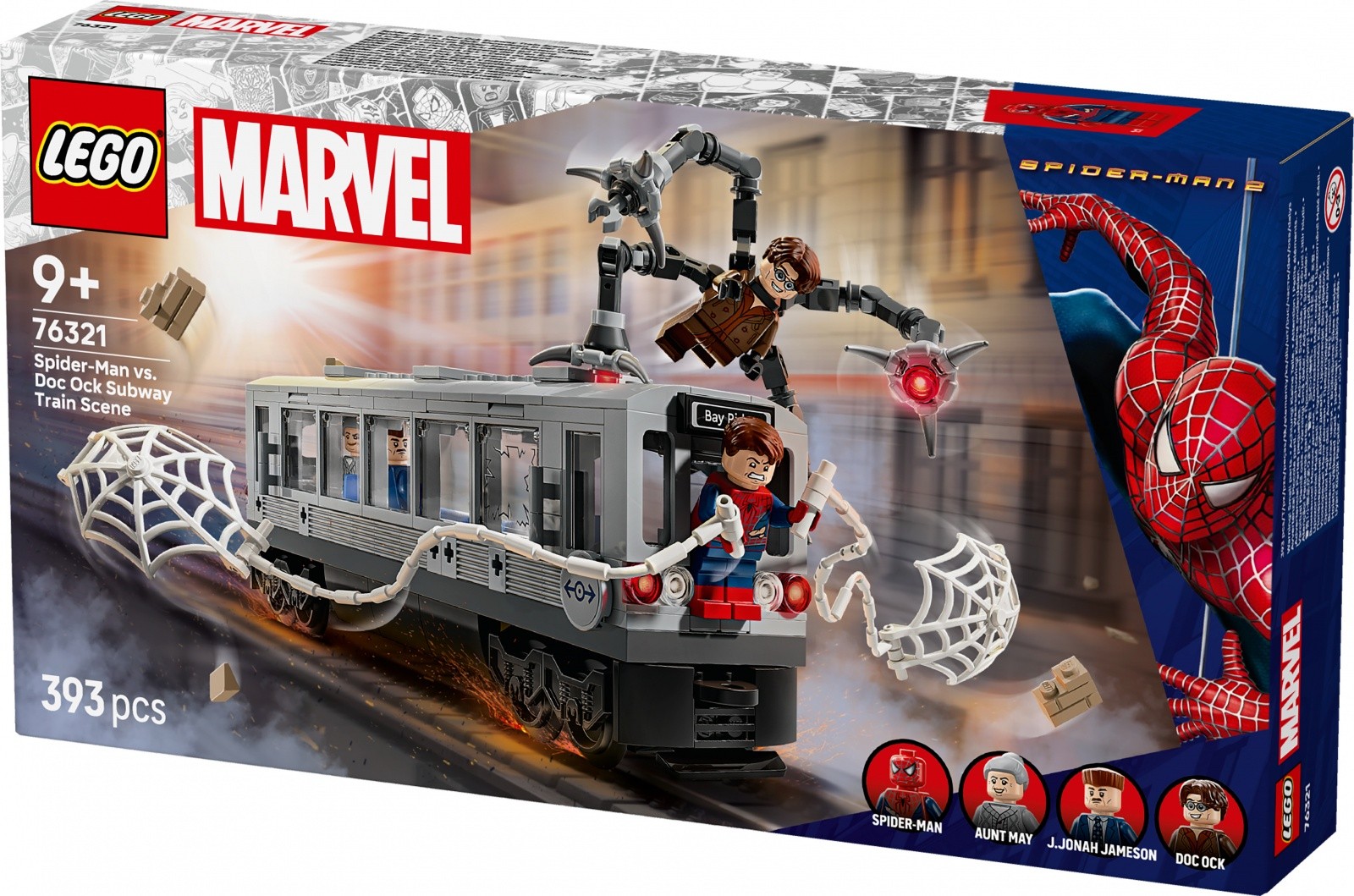Kocke Super Heroes 76321 Spider-Man proti Docu Ocku – prizor v podzemni železnici 3
