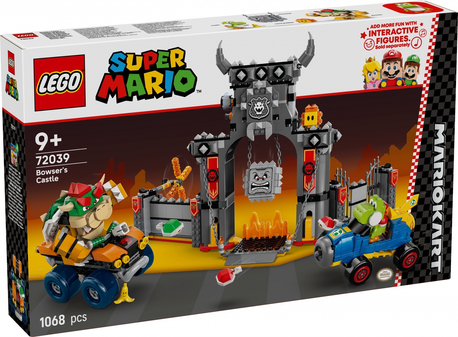 Kocke Super Mario 77239 Mariokart Bowserjev grad