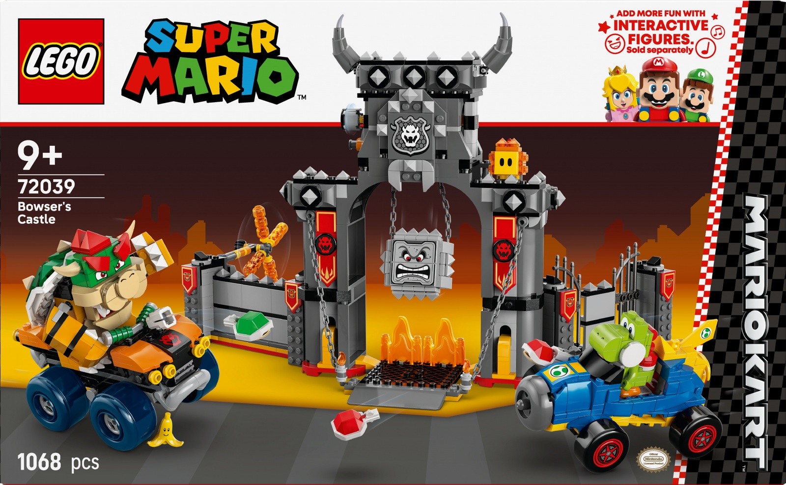 Kocke Super Mario 77239 Mariokart Bowserjev grad 3