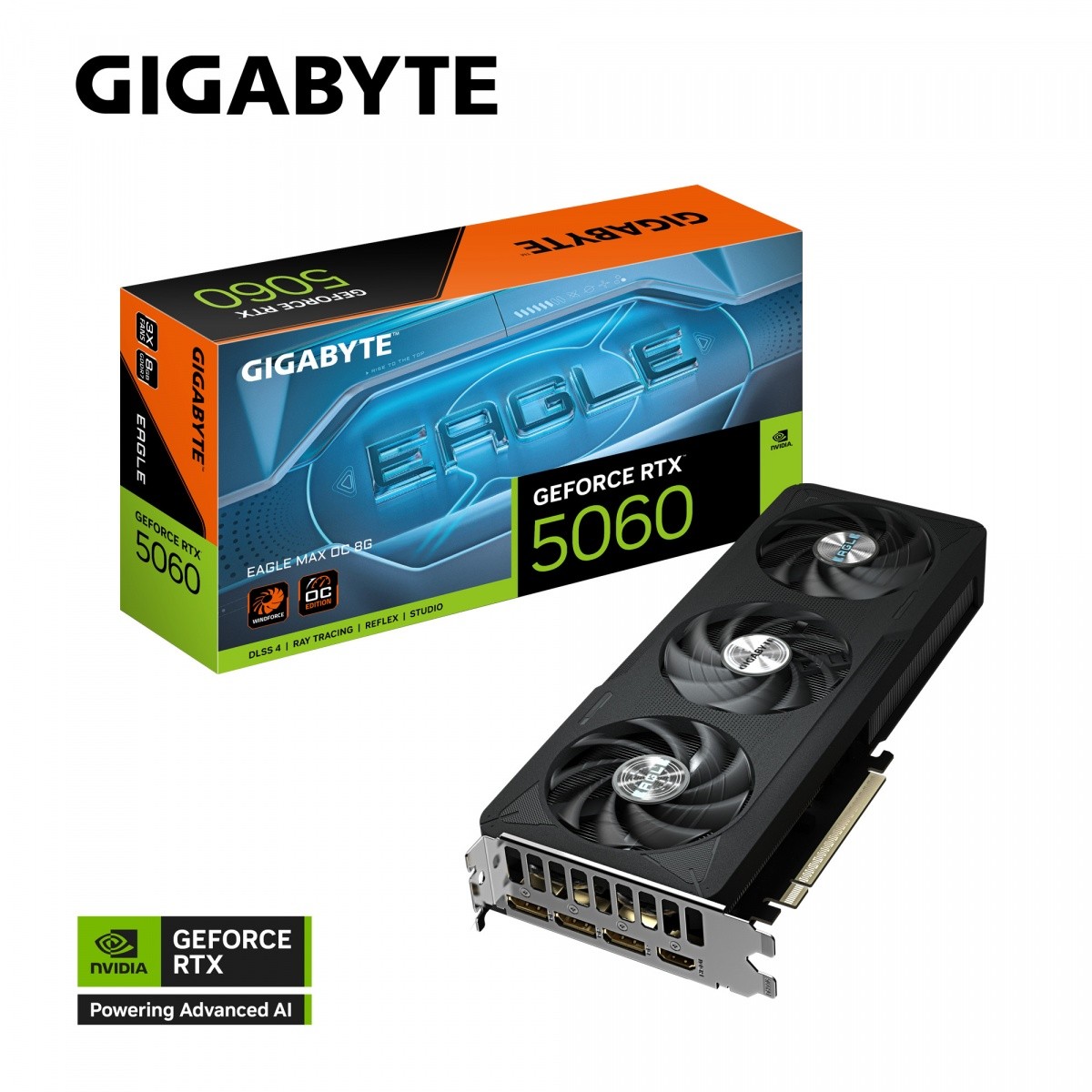Gigabyte GeForce RTX 5060 EAGLE MAX OC grafična kartica, 8GB 2