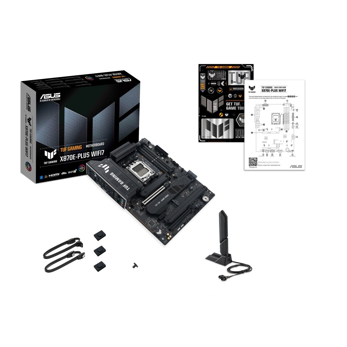 Asus TUF GAMING X870E-PLUS WIFI AM5 Matična ploča (4DDR5, HDMI/USB-C) 8