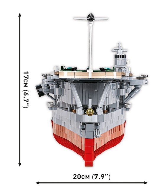 Gradbeni bloki IJN Akagi Aircraft Carrier, 3573 kosov 4