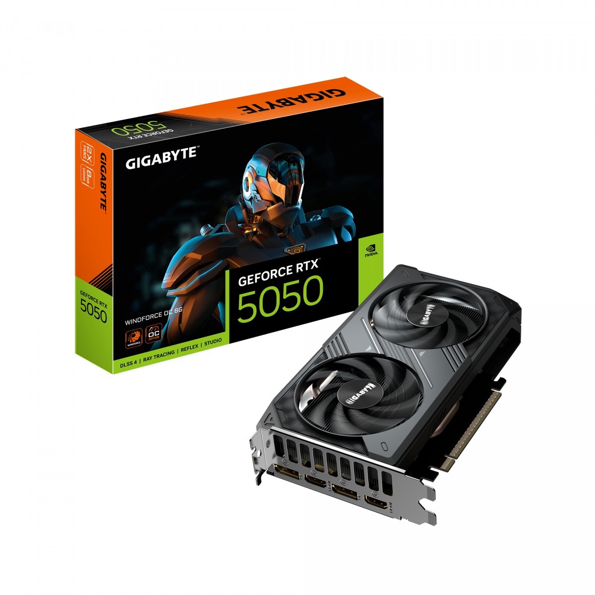 Gigabyte GeForce RTX 5050 WINDFORCE OC grafična kartica, 8GB