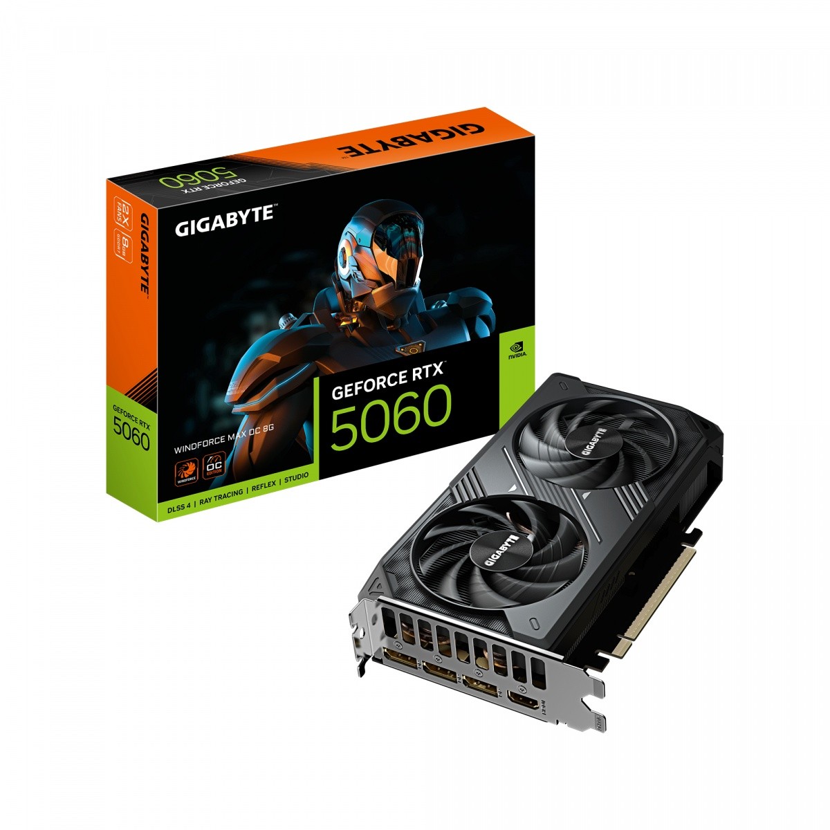 Gigabyte GeForce RTX 5060 WINDFORCE MAX OC grafična kartica, 8GB
