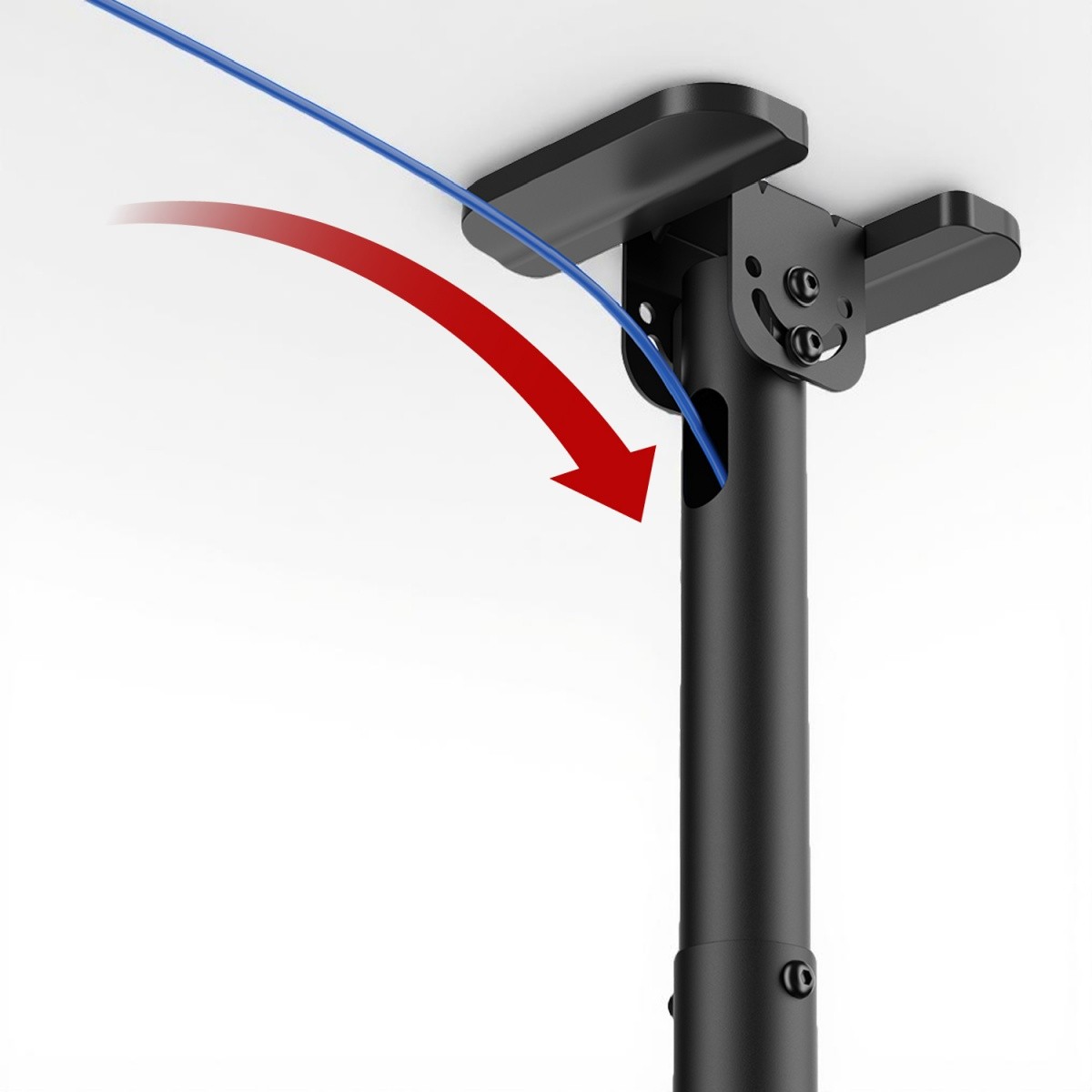 Stropni nosilec za TV MC-112B, do 60 kg, VESA 600x400 6