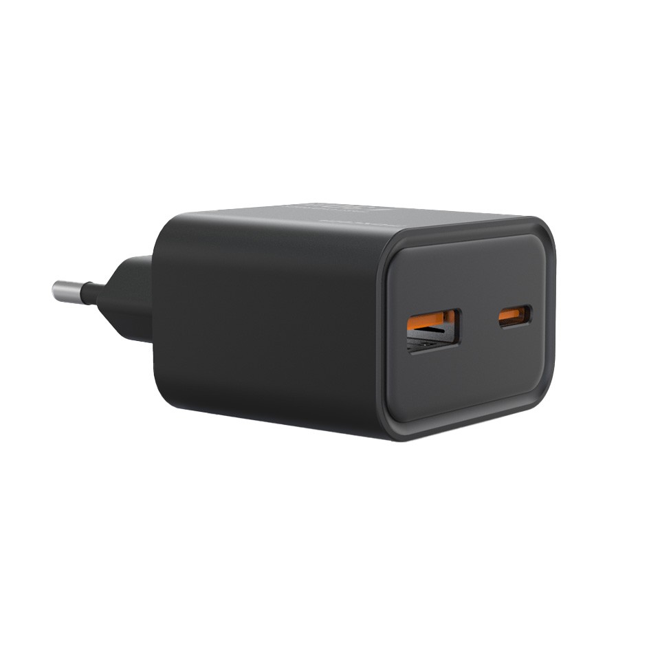 Omrežni USB polnilnik 30W (USB-A + USB-C) 2
